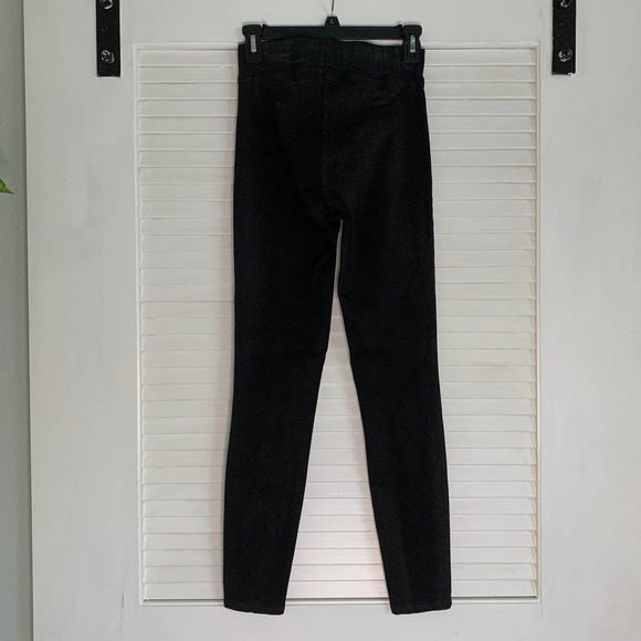 L’AGENCE Rochelle Coated Skinny Jeans Black Size M - Picture 10 of 12